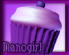 Sweet Purple Cupcake