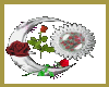 roses and moon