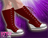 K* High Sneakers Red