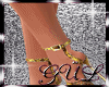 CASSIA GOLD HEELS