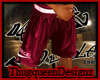 |DT|RED  LONG SHORTS