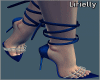 >L< Blue Sandals L