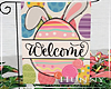 H. Easter Welcome Flag