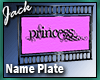 Princess Name Plate