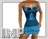 {IMP}Metallic Blue Dress