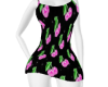 Cherry Black Dress