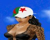 ! Cap Algeria W/Black Ha