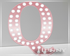 H. Pink Marquee Letter Q