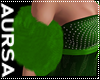 (1A)Fur Shrug Green