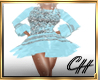 CH-Lay Blue Mini Dress