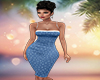Blue Pencil Dress