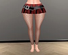 Plaid Skirt/Fishnet/Belt