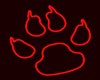Paw Sign Red