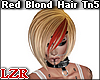 Blond & Red Hair Short