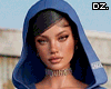 # Hoodie Romper - Blue