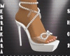 Pearl White Heels