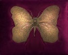 GOLD BUTTERFLY COUCH SET