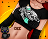 !!D Skully Top Black