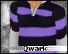 ® Polo : Striped Purple