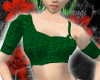 *SK* Off Shoulder Green