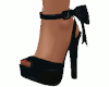 Black Bow Tie Heels