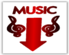 Red Music Sign