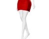 Red Leather Skirt MLV
