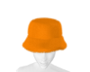 orange fur hat