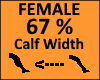 Calf Scaler 67% Female