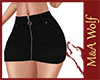 MW- BlackJean Mini Skirt