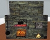 !K61! Rustic Fireplace