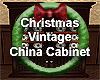 Christmas China Cabinet