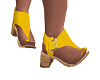 Wooden Yellow Sandals