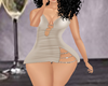 BEIGE MINI DRESS RLL