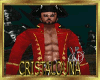 Red/gold  pirate coat