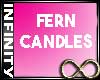 Infinity Fern w/Candles
