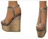 Wedge Sandle GRY Fem