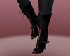 [i] Black leadher boots