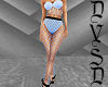 Fishnet Fit in Baby Blue