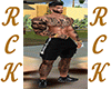 RCK§Black Shorts+Tattoo