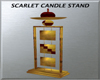 Scarlet Candle Stand
