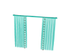 Teal Curtains V.