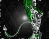 green cyborg tail