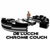 DE LUCCHI Chrome Couch