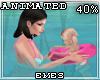 40%Kid & Mom Swim Ring Animated