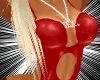 PLASTIC DRESS RED BMXXL