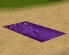 purple silk towel