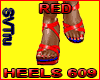 Heels 609 red