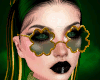 L StPatty Clover Glasses