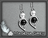 Silver & Onyx Earrings